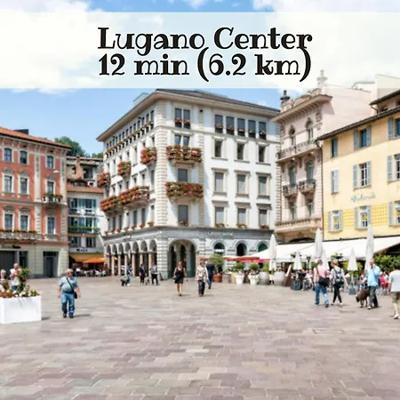 شقة Vista E Montagna A 5 Stelle لوغانو