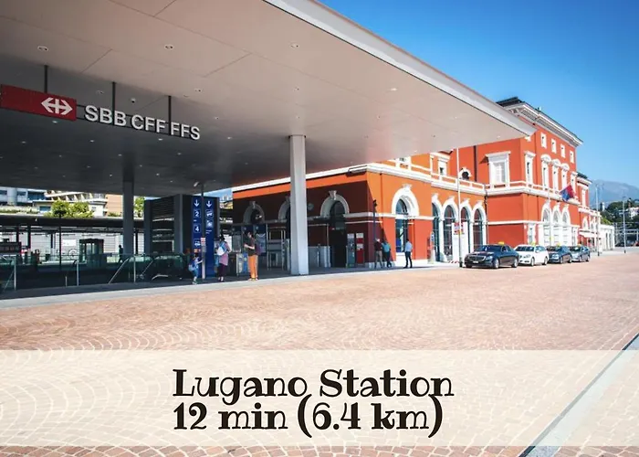 Vista E Montagna A 5 Stelle Λουγκάνο